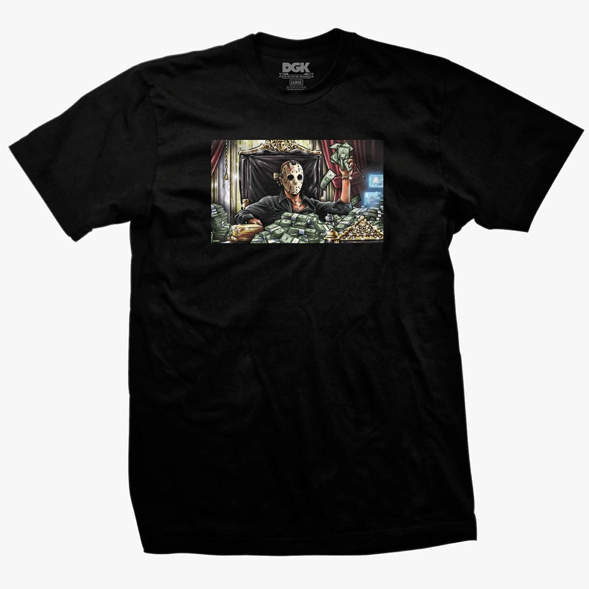 DGK T SHIRT WORKING BLACK