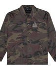 HUF ESSENTIALS COACHES JACKET RUSSET CAMO - The Drive Skateshop