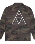 HUF ESSENTIALS COACHES JACKET RUSSET CAMO - The Drive Skateshop