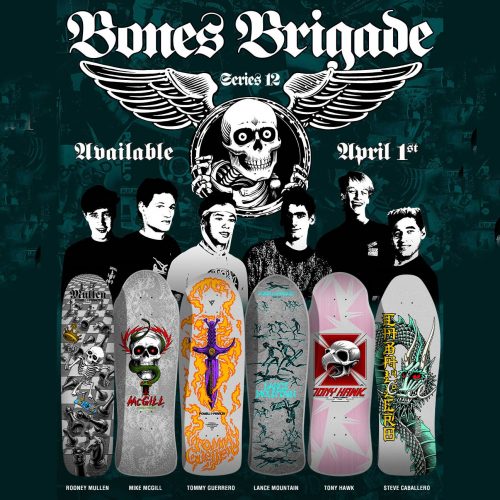POWELL PERALTA BONES BRIGADE DECK SERIES 12 TONY HAWK DECK (10.45