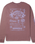 HUF GAME OVER LONGSLEEVE MUAVE