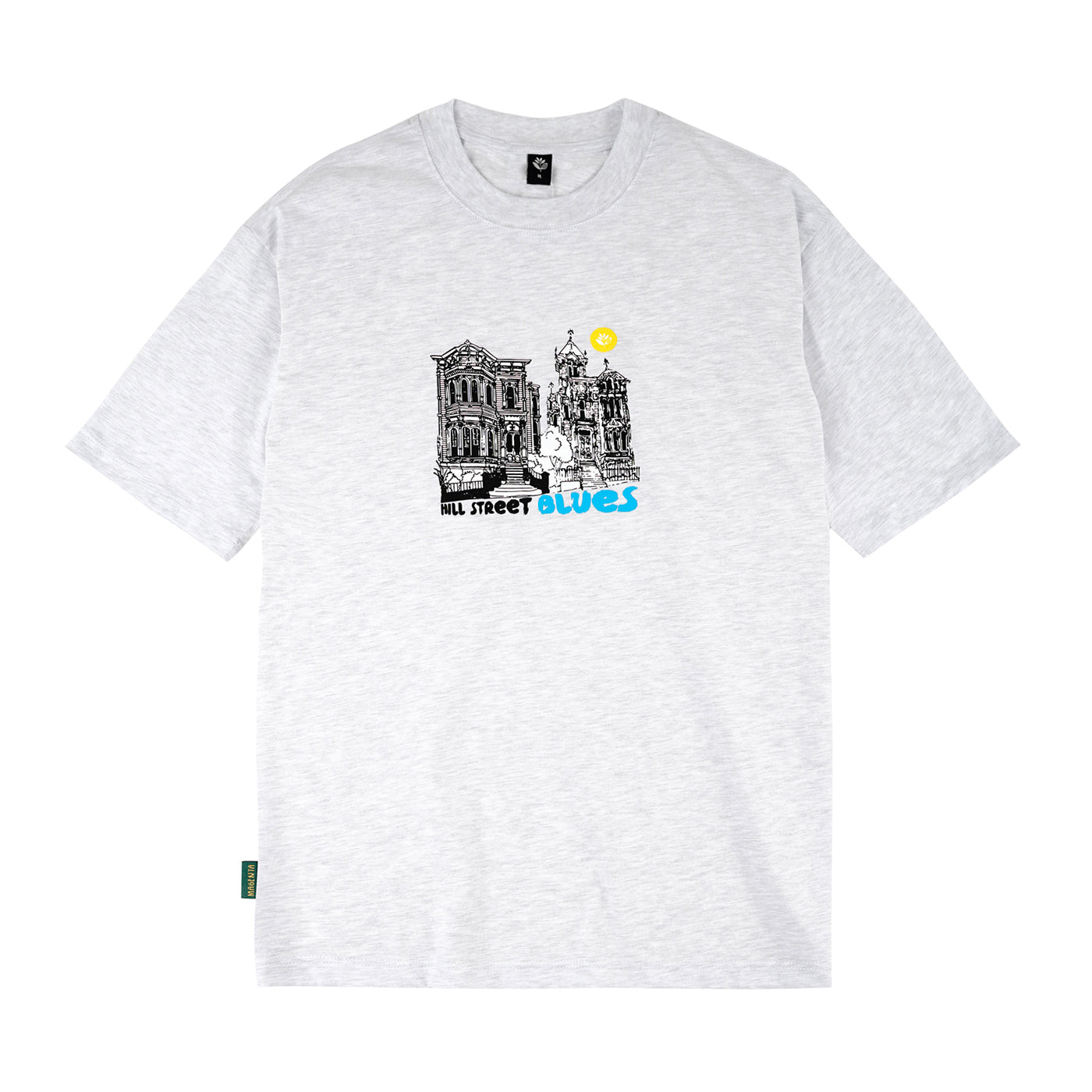 【MAGENTA SKATEBOARDS 】 HILL STREET BLUES TEE [BLUE] MAGENTA HILL STREET BLUES TEE ASH – The Drive Skateboard Shop