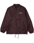 HUF SET H COACHES JACKET EGGPLANT