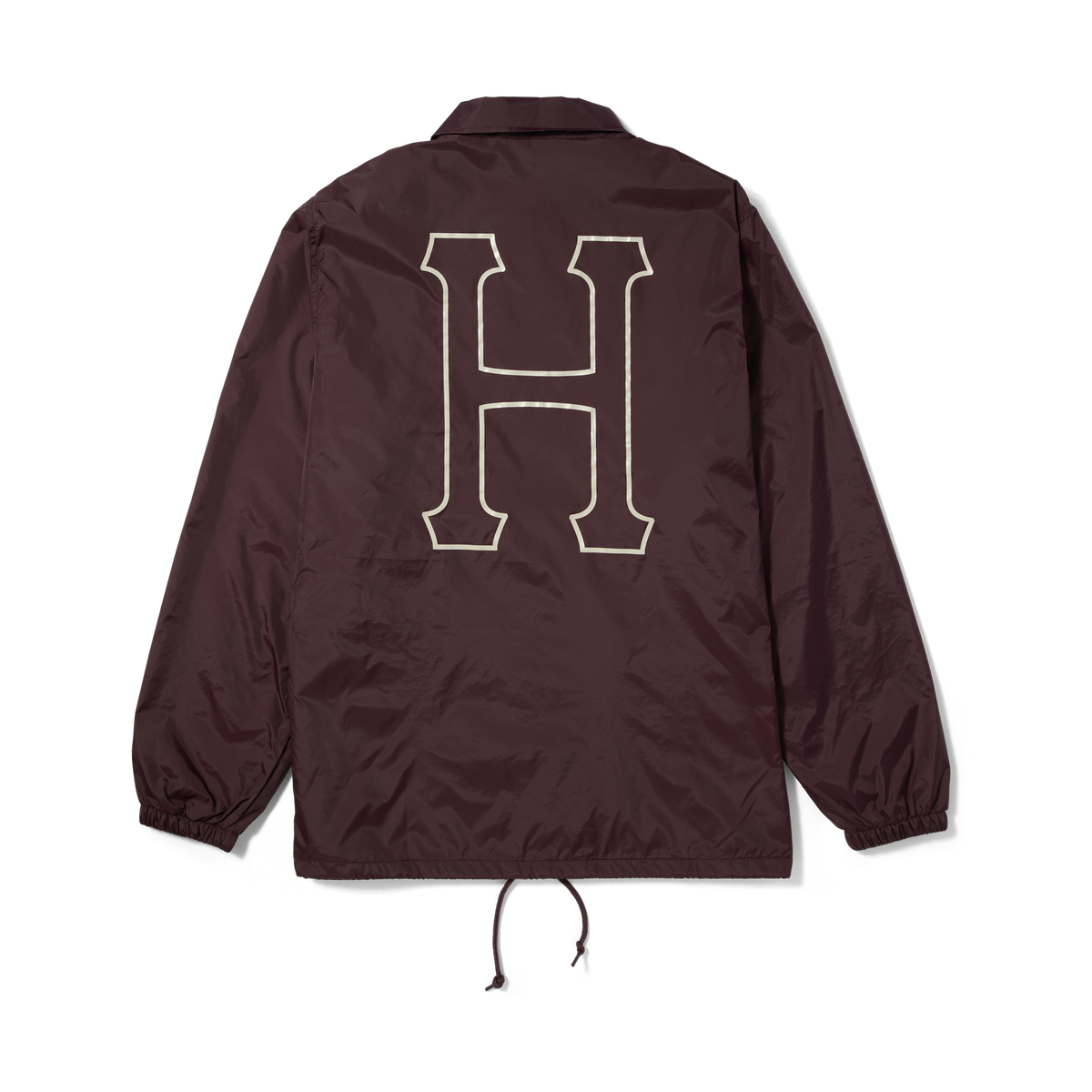 HUF SET H COACHES JACKET EGGPLANT