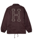 HUF SET H COACHES JACKET EGGPLANT