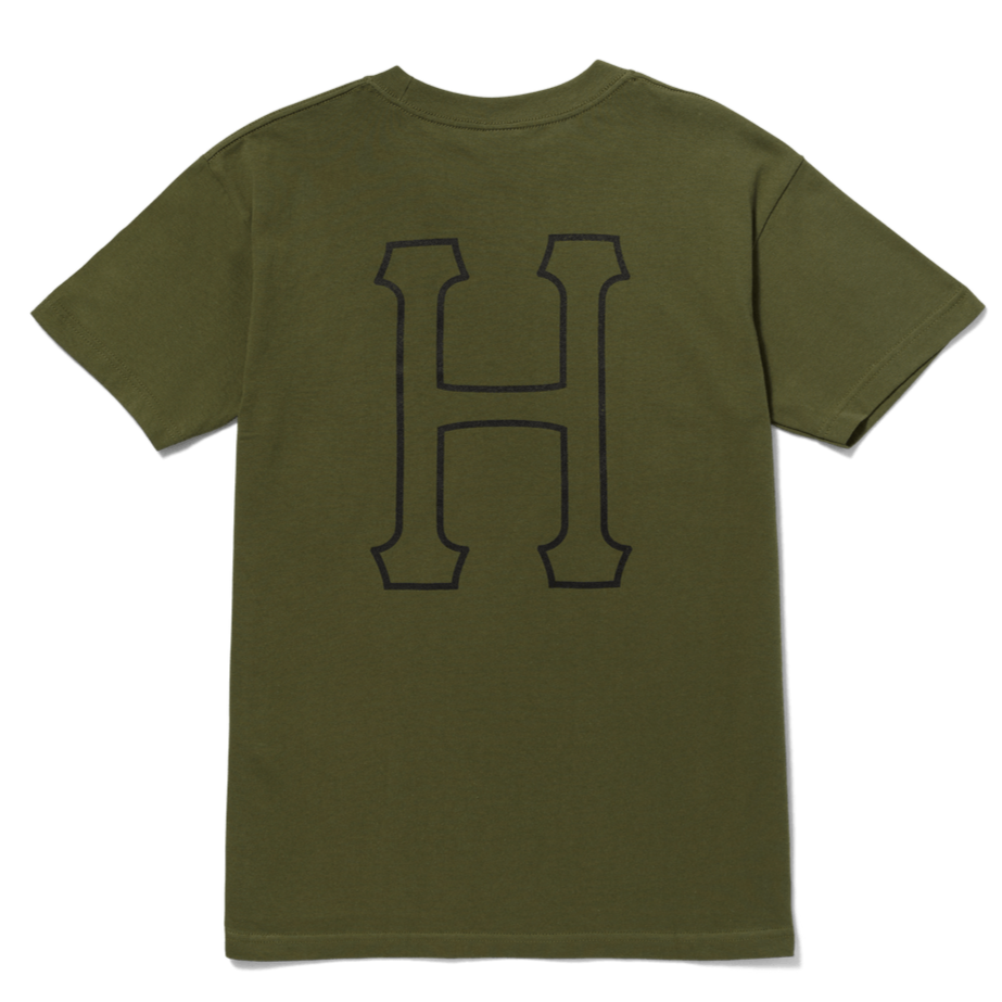 HUF SET H TEE OLIVE