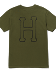 HUF SET H TEE OLIVE