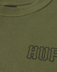 HUF SET H TEE OLIVE