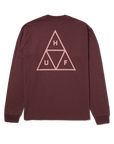 HUF SET TT L/S TEE EGGPLANT