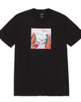 HUF T-SHIRT ICE MELTS BLACK