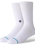 STANCE SOCKS ICON WHITE/BLACK - The Drive Skateshop