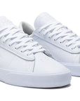 LAKAI NEWPORT WHITE LEATHER - The Drive Skateshop