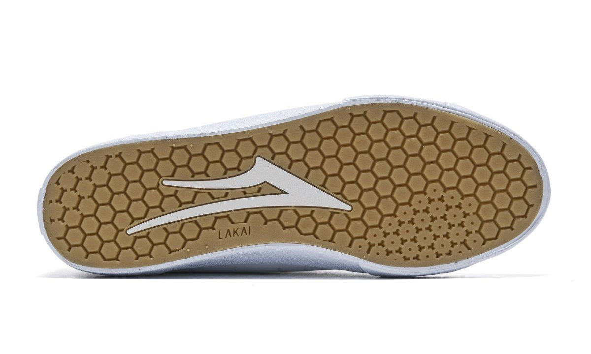 LAKAI NEWPORT WHITE LEATHER The Drive Skateboard Shop