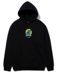 HUF X AVENGERS NIGHT PROWLING PULLOVER HOOD BLACK
