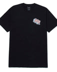 HUF T-SHIRT - QUAKE TT BLACK