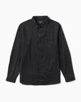 ROARK WELL WORN L/S WOVEN BLACK - The Drive Skateshop