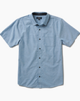 ROARK WELL WORN S/S WOVEN BLUE - The Drive Skateshop