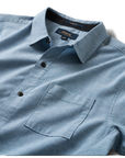 ROARK WELL WORN S/S WOVEN BLUE - The Drive Skateshop