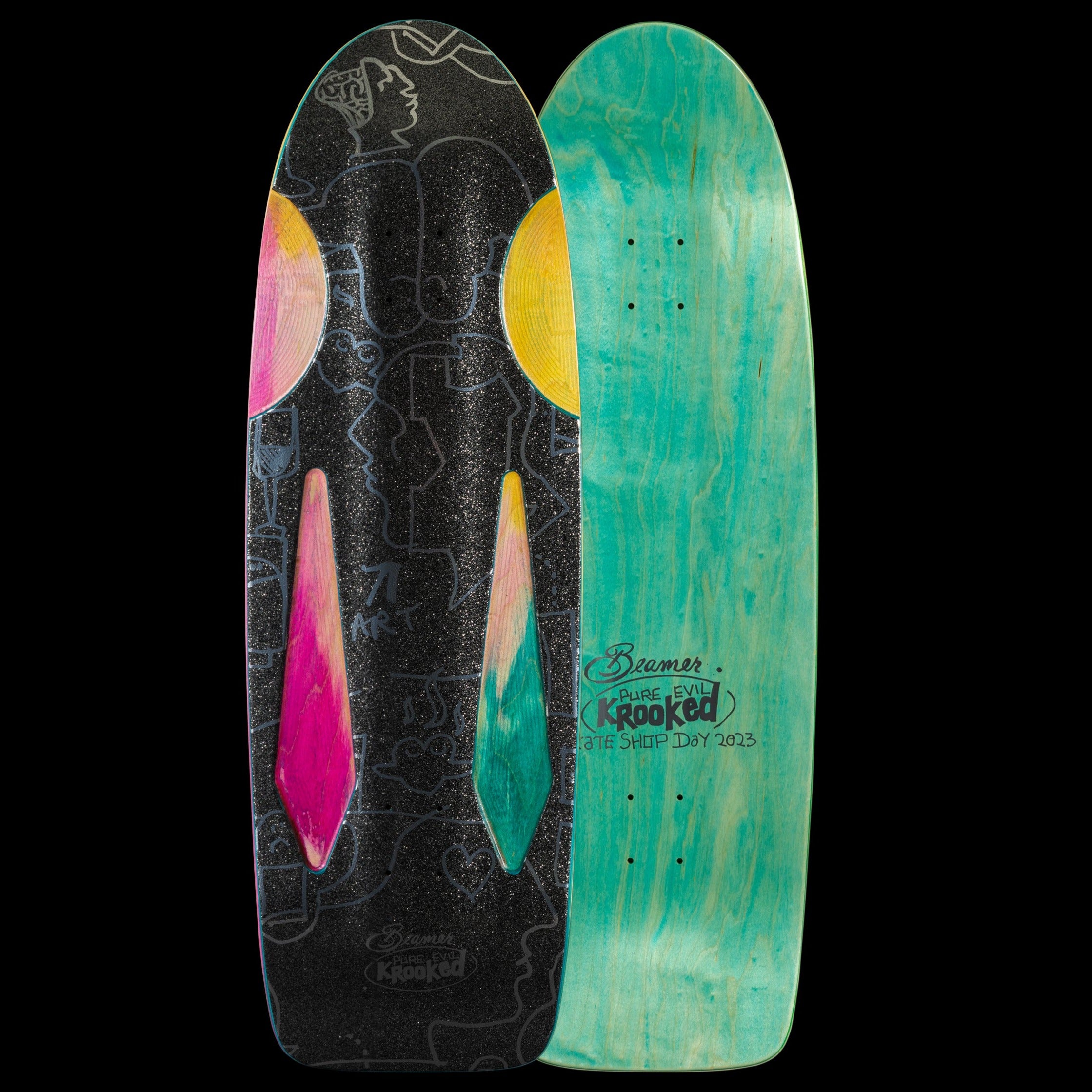 KROOKED X SKATE SHOP DAY EVIL BEEMER (10.75