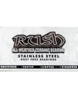 RUSH BEARINGS ALL WEATHER RUST FREE CERAMIC BEARINGS - The Drive Skateshop