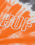 HUF T-SHIRT - SF DYE ORANGE - The Drive Skateshop