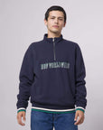 HUF SHADOW SERIF 1/4 ZIP MOCKNECK NABY BLAZER - The Drive Skateshop