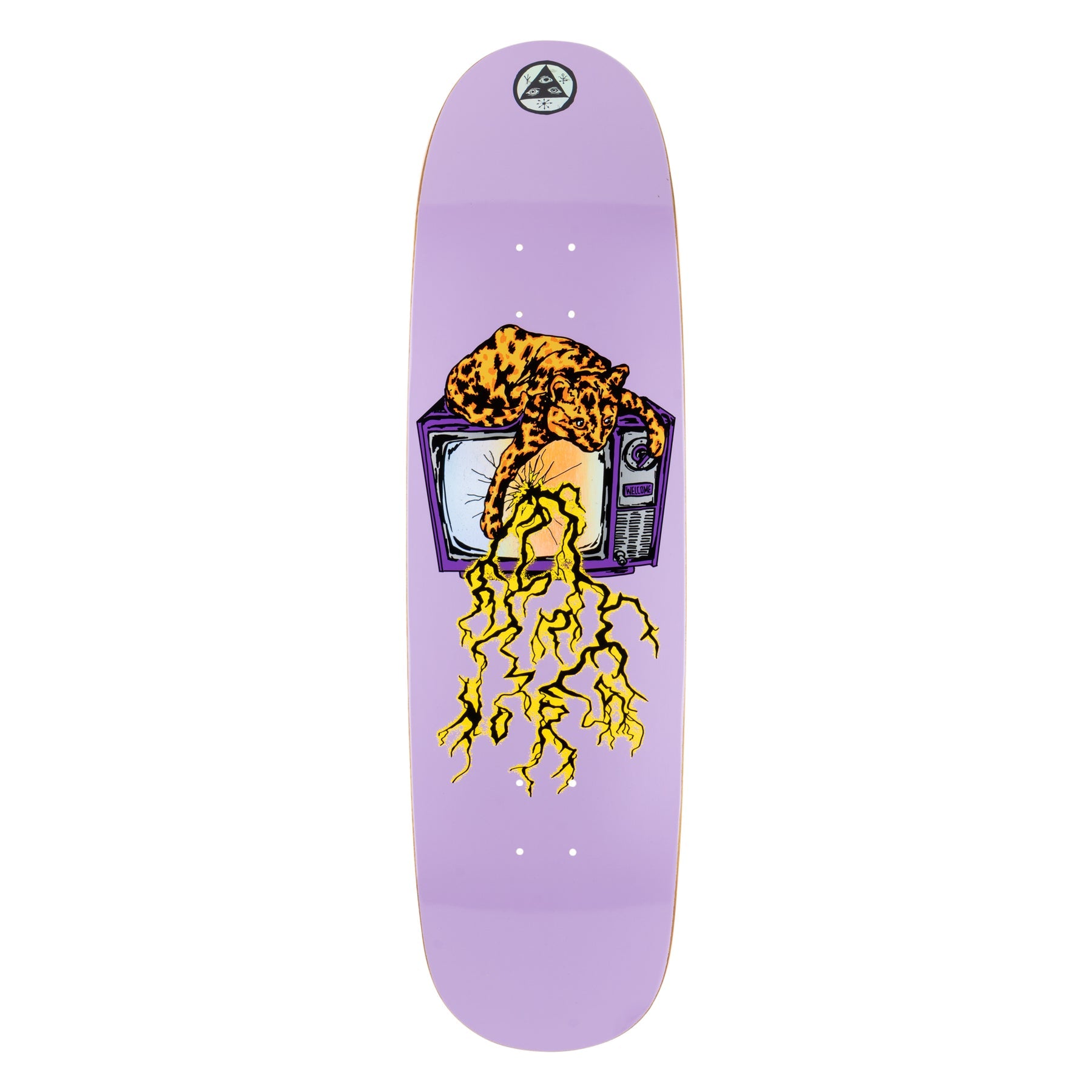 WELCOME DECK NORA STATIC LAVENDER - SPHYNX SHAPE (8.8")