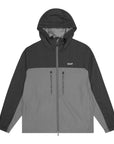 HUF STANDARD SHELL 3 JACKET BLACK/GREY - The Drive Skateshop