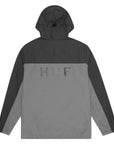 HUF STANDARD SHELL 3 JACKET BLACK/GREY - The Drive Skateshop