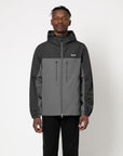 HUF STANDARD SHELL 3 JACKET BLACK/GREY - The Drive Skateshop