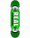 REAL COMPLETE - CLASSIC OVAL GREEN LG (8") - The Drive Skateshop