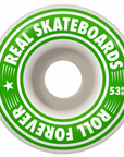 REAL COMPLETE - CLASSIC OVAL GREEN LG (8") - The Drive Skateshop