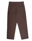 THEORIES PIANO TRAP TWILL CARPENTER PANTS DARK BROWN