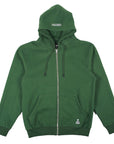 THEORIES SCRIBBLE SPORT ZIP HOOD LEAF