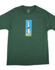 THEORIES THE INCIDENT TEE FOREST GREEN