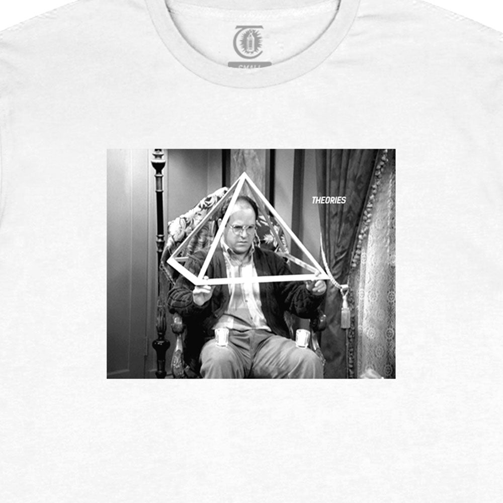 THEORIES TRINITY OF CASTANZA TEE WHITE