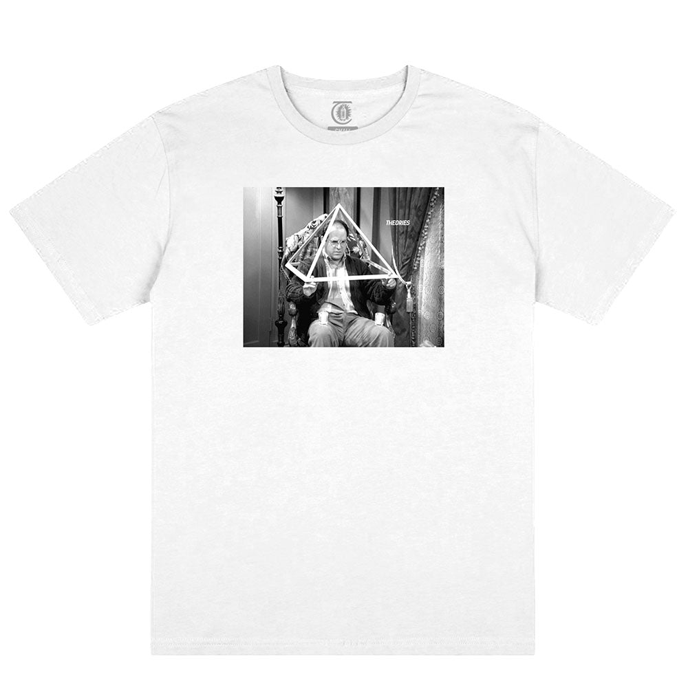 THEORIES TRINITY OF CASTANZA TEE WHITE