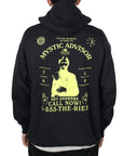 THEORIES MYSTIC ADVISOR PULLOVER BLACK/NEON GREEN - The Drive Skateshop