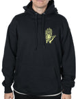 THEORIES MYSTIC ADVISOR PULLOVER BLACK/NEON GREEN - The Drive Skateshop