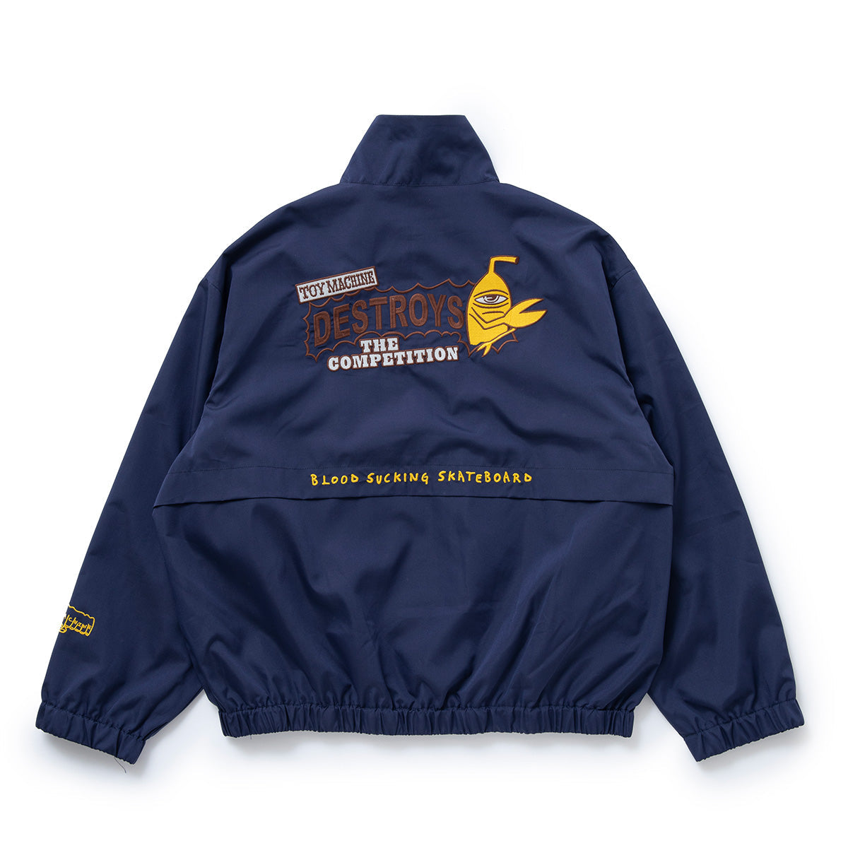 TOY MACHINE JAPAN DESTROYS WIND TRACK JACKET NAVY – The Drive 