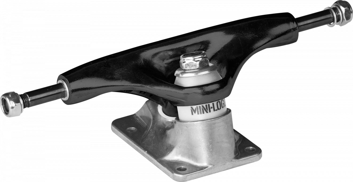 MINI LOGO BLACK/SILVER TRUCKS - The Drive Skateshop