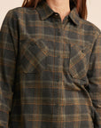 ROARK ALPINE FLANNEL ALPINE BLACK/MILITARY