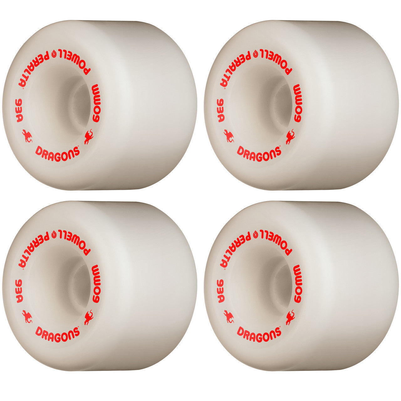 POWELL PERALTA DRAGON FORMULA RAT BONES WHEELS 93A (60MM X