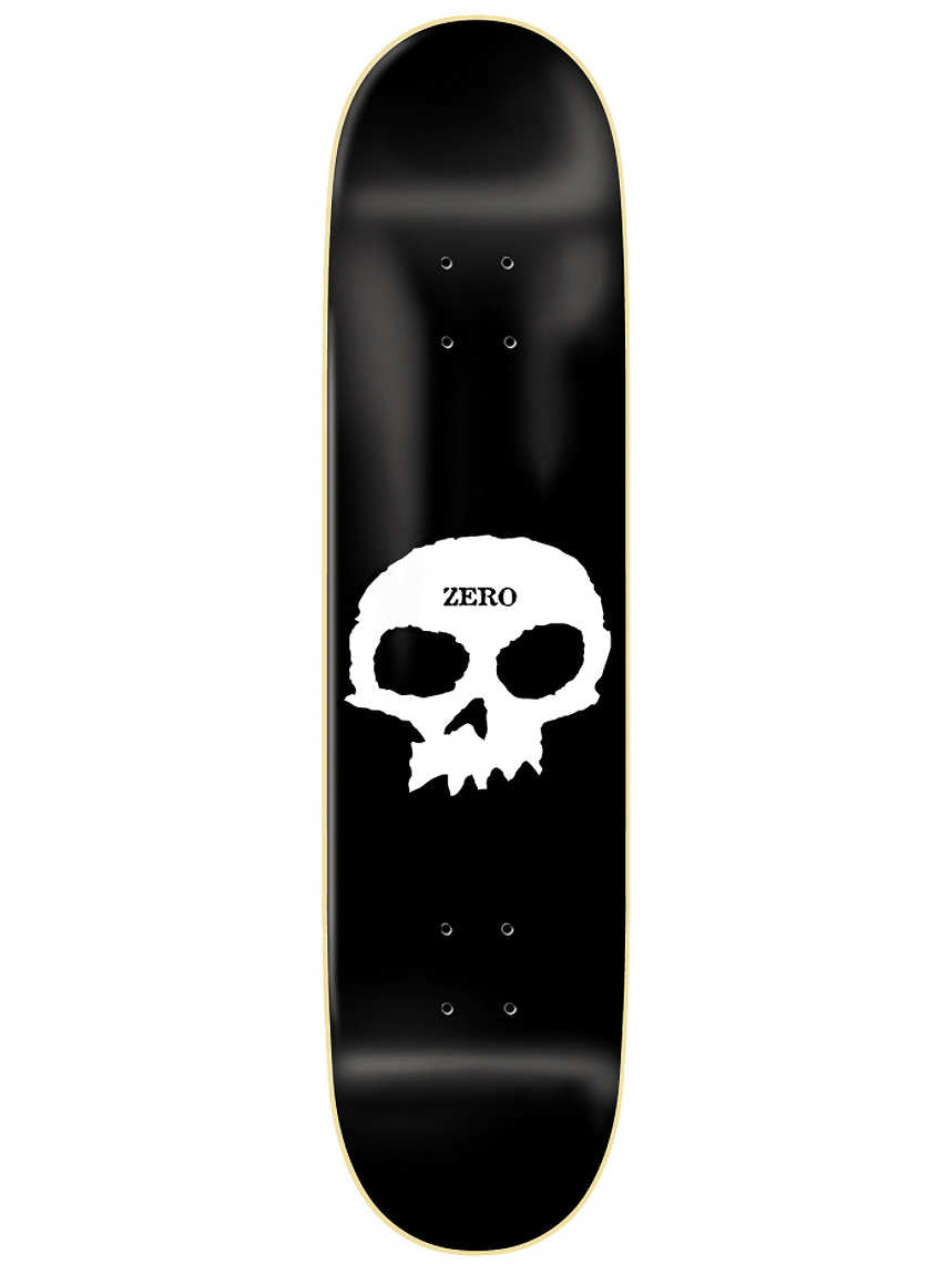 ZERO DECK - SINGLE SKULL (8"/8.125"/8.25"/8.375"/8.5"/8.625") - The Drive Skateshop