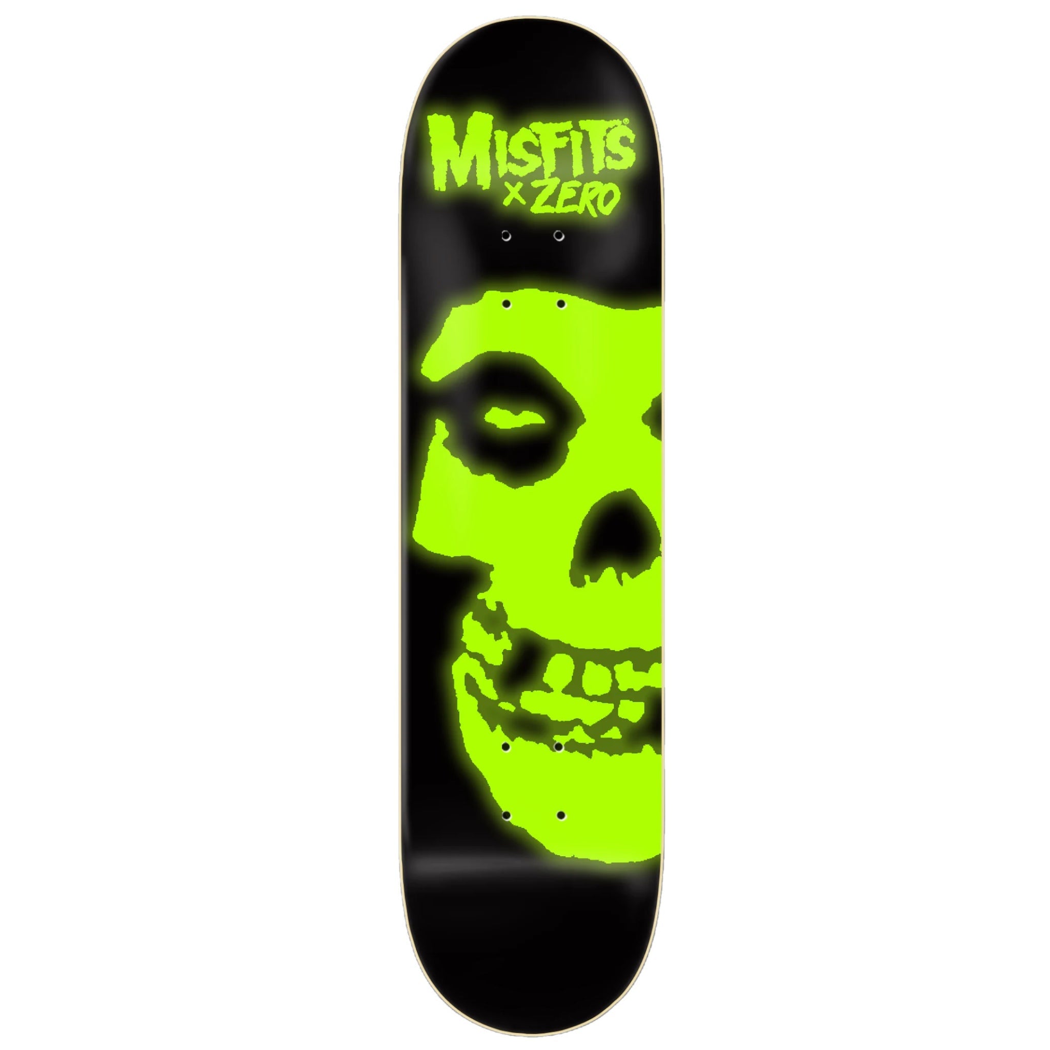 ZERO DECK MISFITS FIEND SKULL GLOW IN THE DARK (8.25