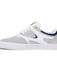 DC SHOES KALIS VULC WHITE/GREY - The Drive Skateshop