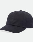 BRIXTON ALPHA LP CAP BLACK VINTAGE WASH - The Drive Skateshop