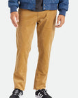 BRIXTON CHOICE CHINO REGULAR PANT KHAKI CORD