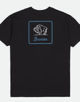 BRIXTON PRARIE S/S T-SHIRT BLACK - The Drive Skateshop
