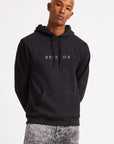BRIXTON ALPHA LINE HOOD - BLACK - The Drive Skateshop